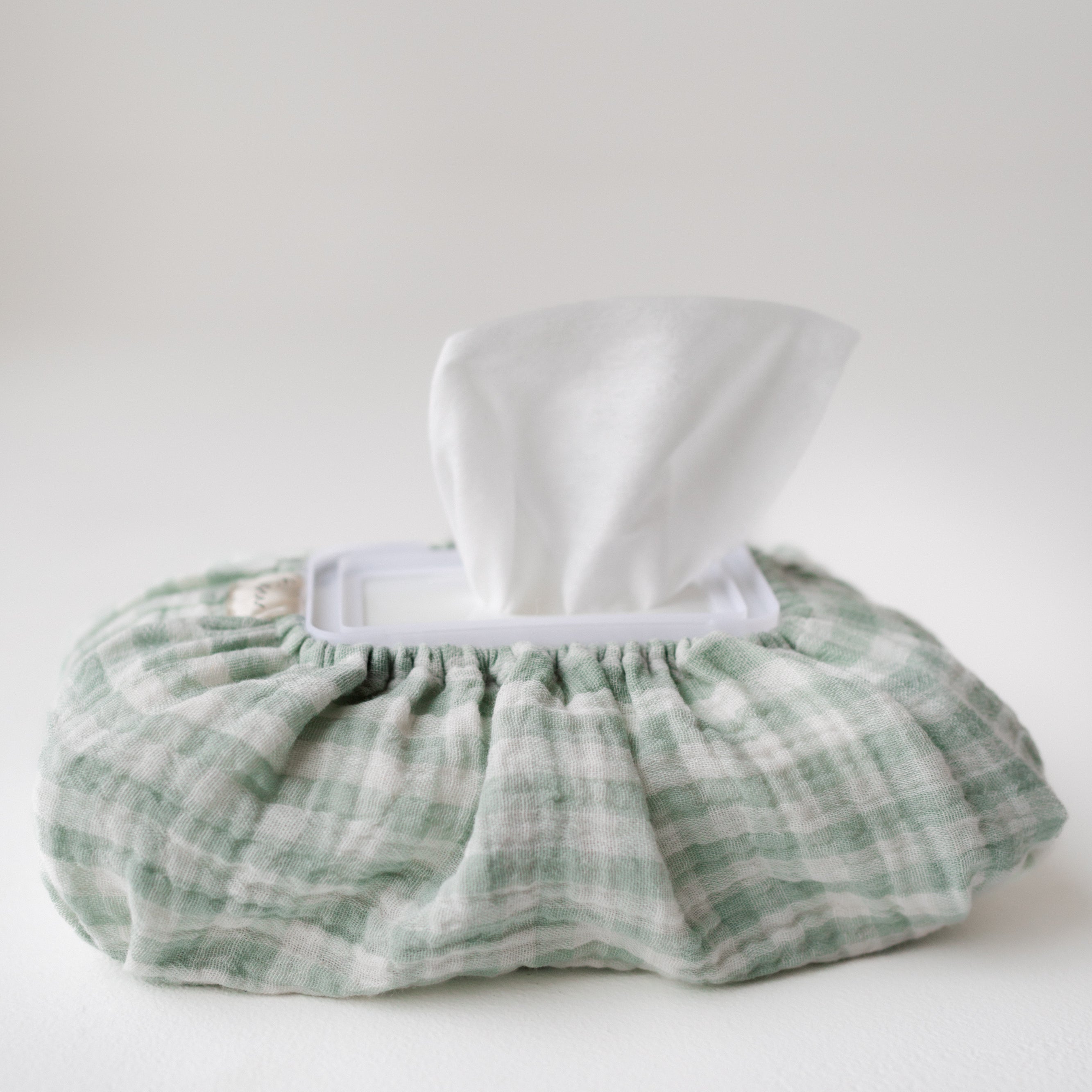 TISU vauvan kosteuspyyhepaketin päällinen, Gingham mallisto