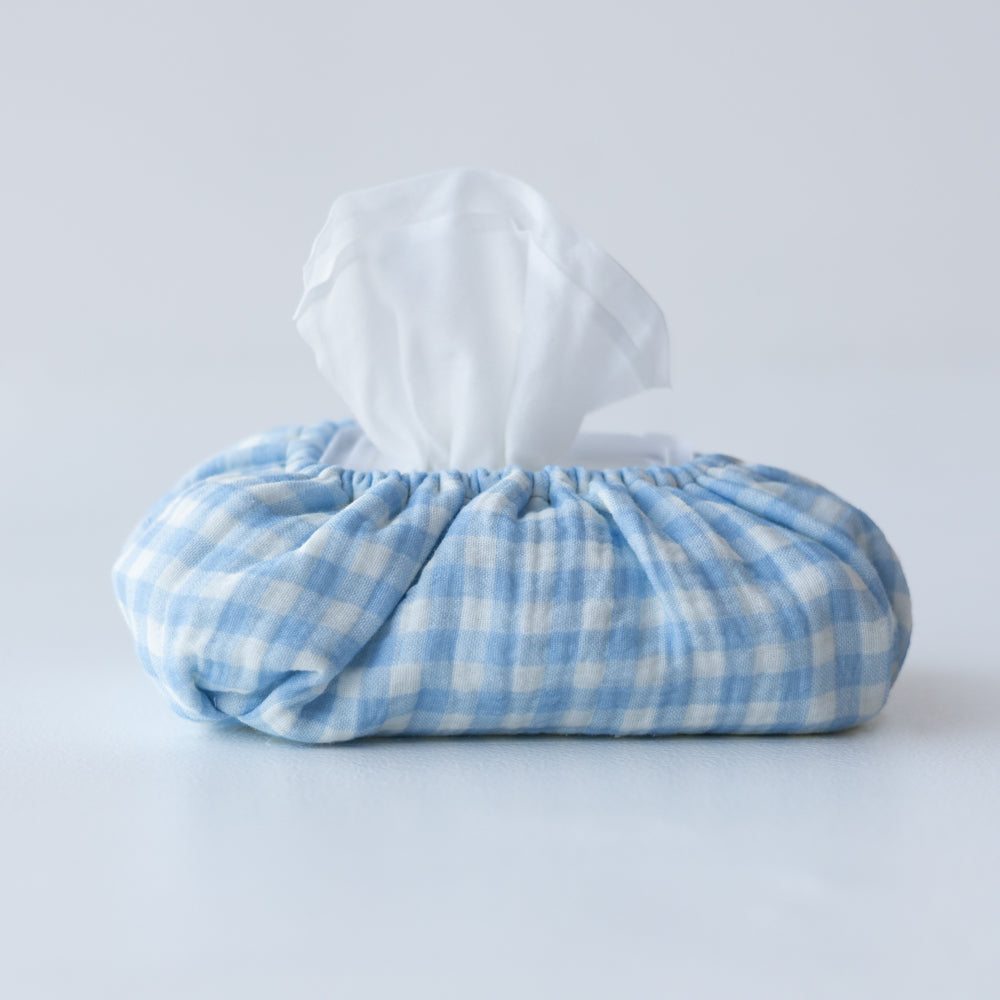 TISU vauvan kosteuspyyhepaketin päällinen, Gingham mallisto