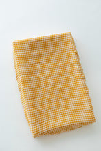 Lataa kuva Galleria-katseluun, TISU vauvan hoitoalustan päällinen, Mustard Gingham
