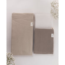 Lataa kuva Galleria-katseluun, TISU harsopakkaus: harsoviltti Oat Beige + 2-pack
